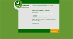 Desktop Screenshot of ergo-schmoelzer.de